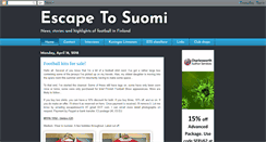Desktop Screenshot of escapetosuomi.com